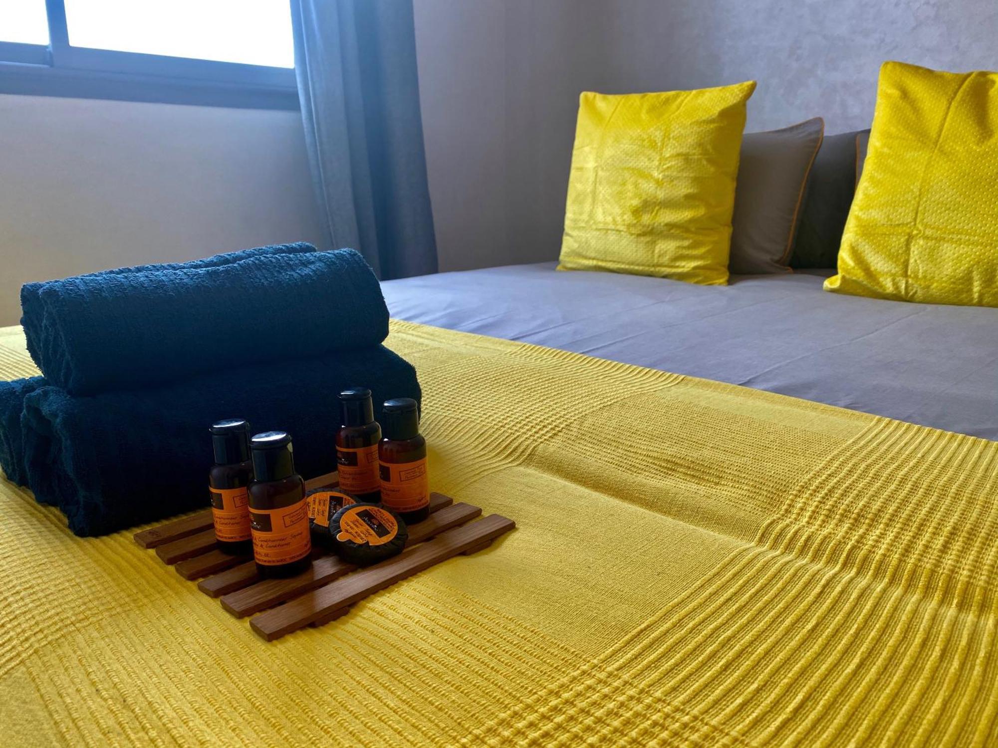 Appartement Pres De Novotel Face Au Parc Welcome Stay Mohammedia Bagian luar foto
