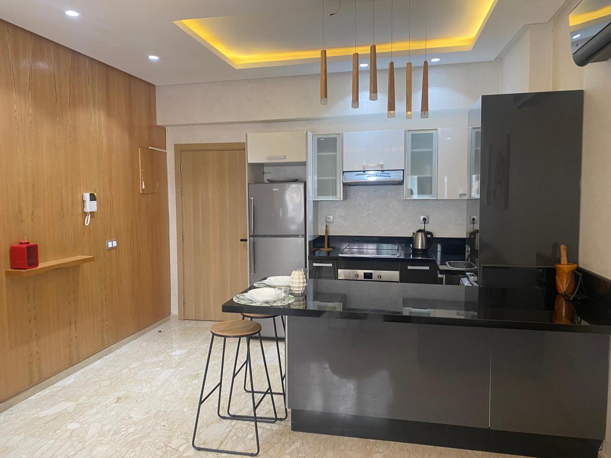 Appartement Pres De Novotel Face Au Parc Welcome Stay Mohammedia Bagian luar foto