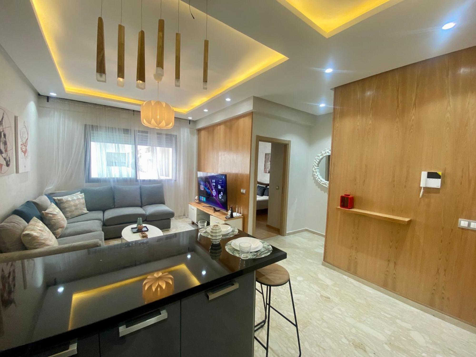 Appartement Pres De Novotel Face Au Parc Welcome Stay Mohammedia Bagian luar foto