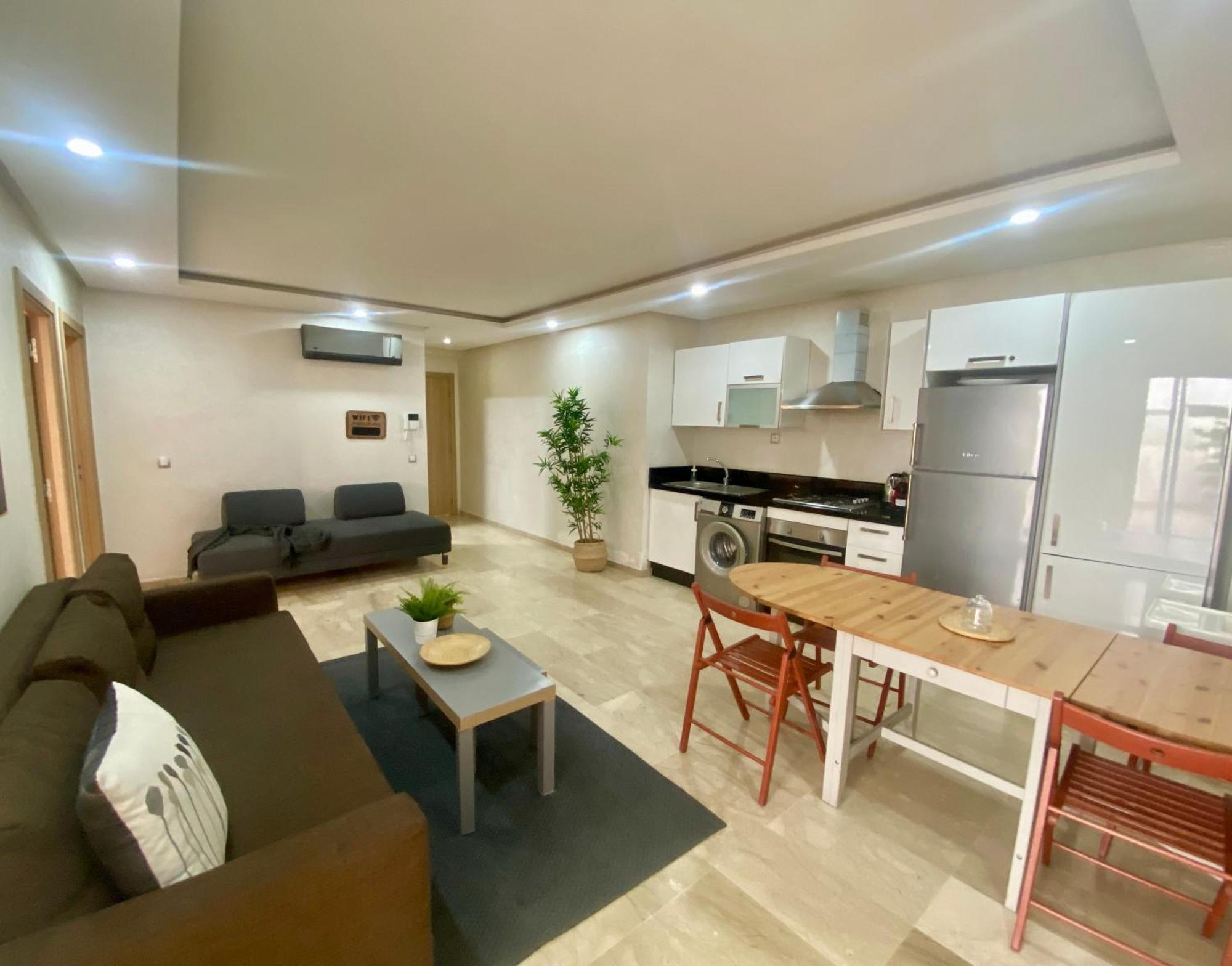 Appartement Pres De Novotel Face Au Parc Welcome Stay Mohammedia Bagian luar foto